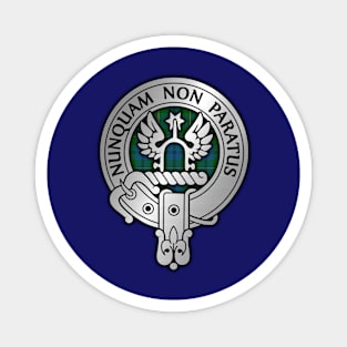 Clan Johnstone Crest & Tartan Magnet